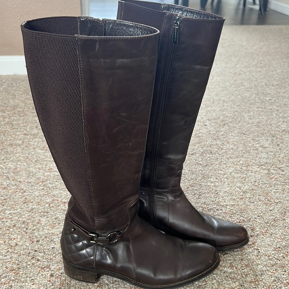 Aquatalia Leather Riding Boots Size 9